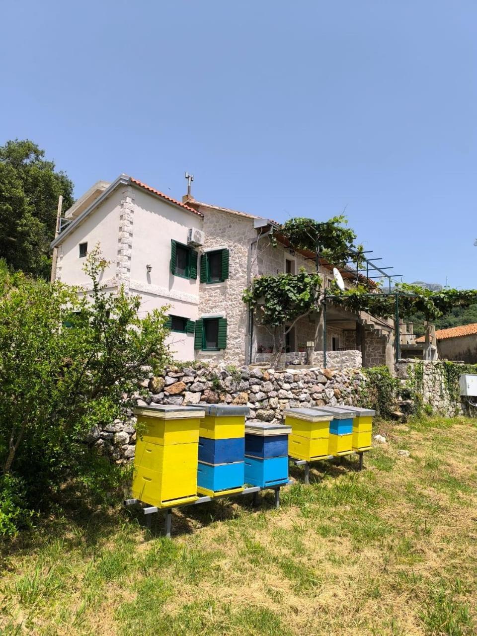 Rustic Stone House Vila Bar Exterior foto
